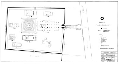 ผังเขตพุทธาวาส วัดพระธาตุลำปางหลวง (กรมศิลปากร)<br>