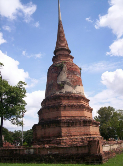 <br>เจดีย์ประธานวัดเจ้าปราบ อ.พระนครศรีอยุธยา จ.พระนครศรีอยุธยา 