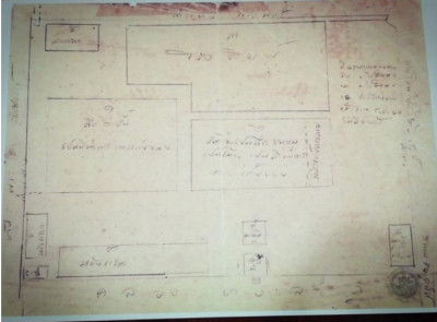  แผนผังโรงพิมพ์ของกรมตำรา พ.ศ. 2468 - 2469<br> แผนผังโรงพิมพ์ของกรมตำรา กระทรวงศึกษาธิการ ระหว่างปีพ.ศ. 2468 - 2469  (สมศักดิ์ ฤทธิ์ภักดี, 2568)