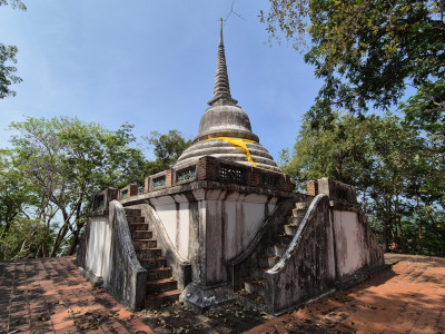 พระเจดีย์บนเขาพิหาร<br>